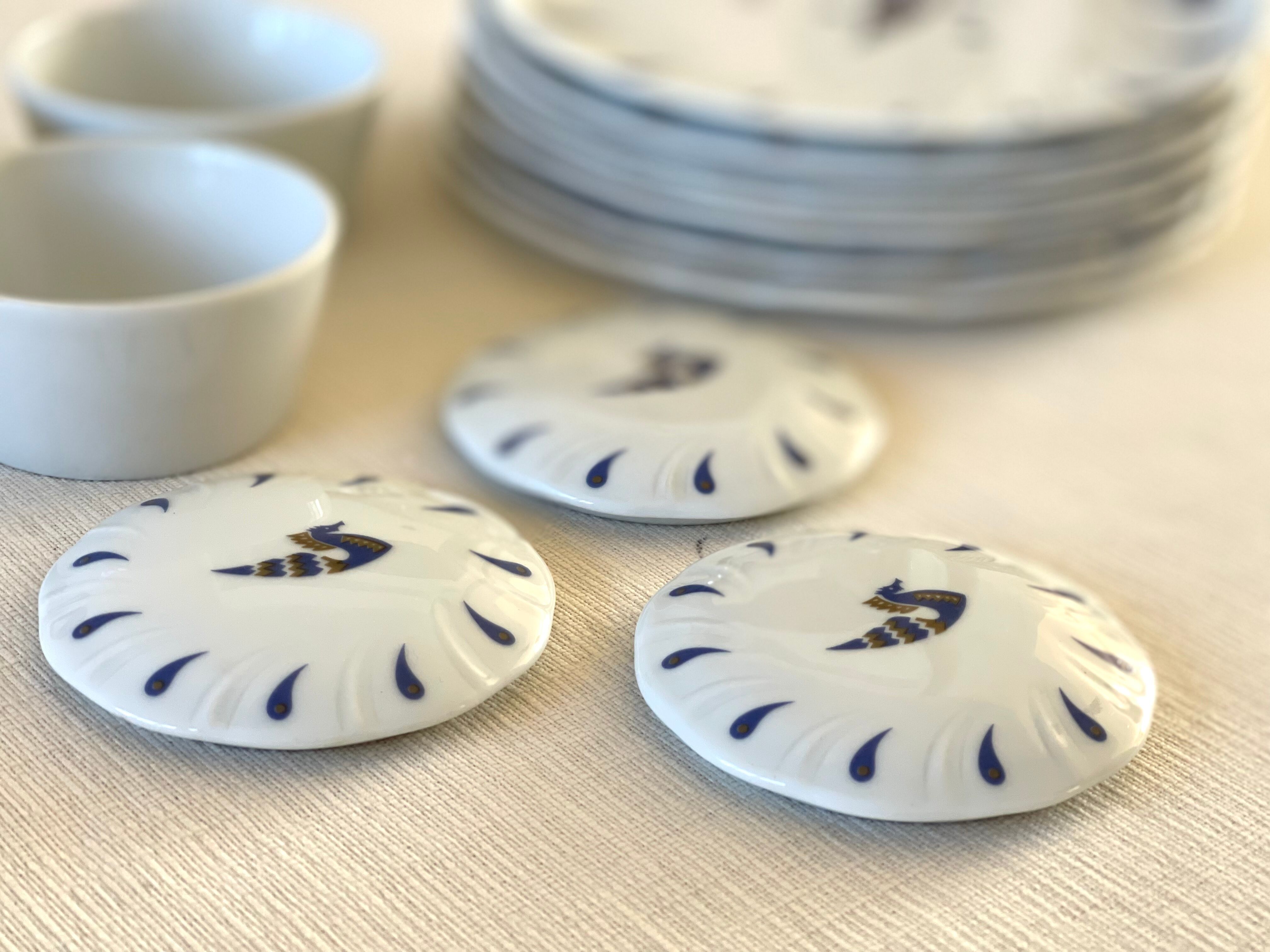 6 Bernardaud plates for Air France