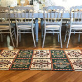 Coureur Kilim fait à la main 267x81cm