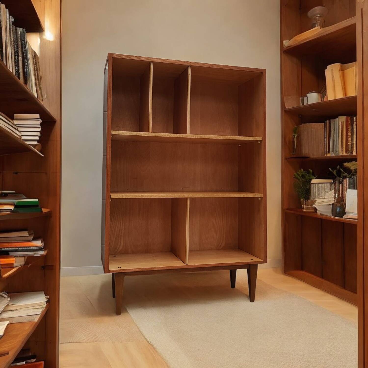 Armoire pour tourne-disque du milieu du siècle