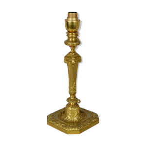 bougeoir en bronze doré