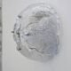 Murano ice glass wall light 1970s