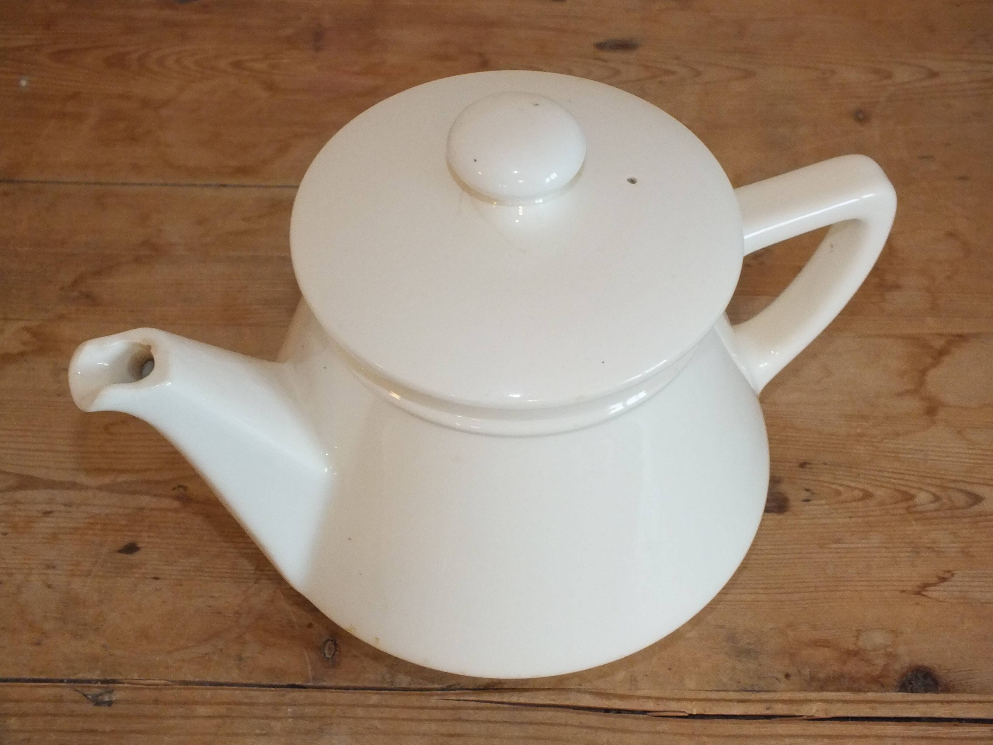 Vintage white Villeroy and Boch Mettlach teapot