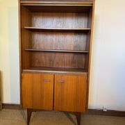 Vintage Scandinavian style sideboard in teak veneer and teak.