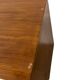 Vintage wooden sideboard with black steel legs.