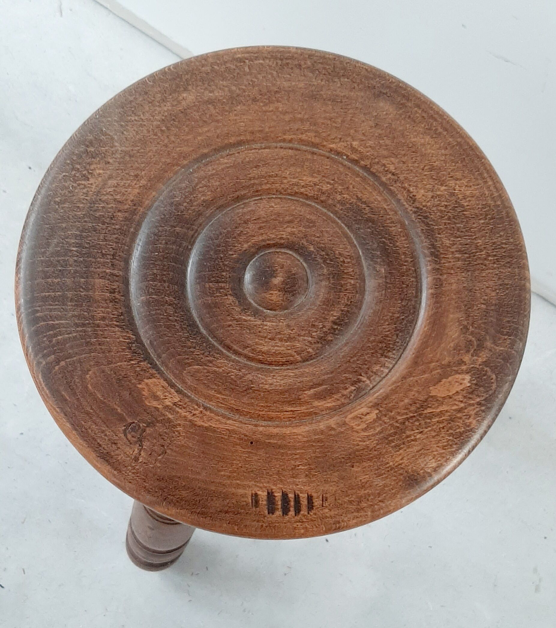 50s tripod farm stool