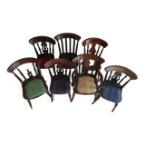 Bistro chairs and armchair