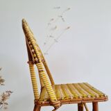 Rattan bistro chairs