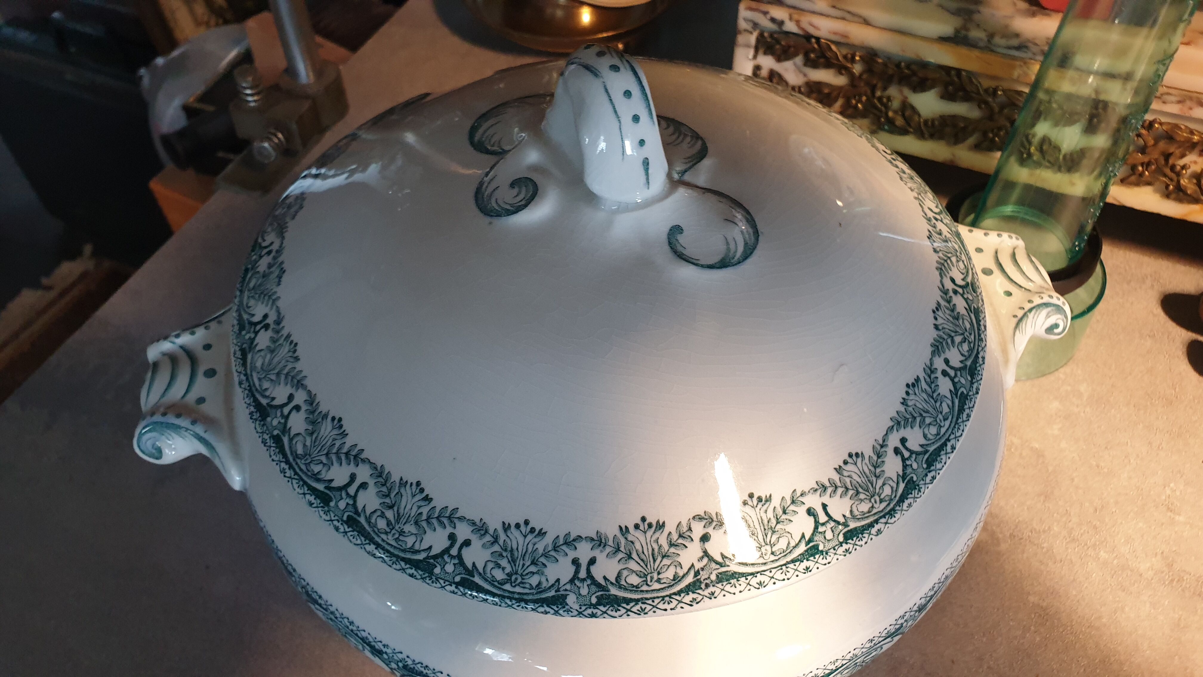 Soupiere manufacture imperiale et royale - nimy - Belgium