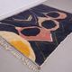 Vintage Abstract Beni Merirt Rug 180 x 225 cm, Beni Ourain Rug, Boho Rug