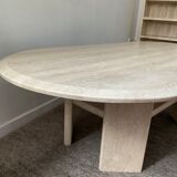 Vintage coffee table in travertine 70s