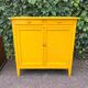 Buffet parisien jaune