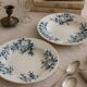 Duo d’assiettes creuses Hte Boulenger & Cie Choisy-le-Roi, circa 1885–1900.