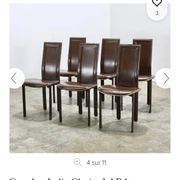 Chaise lara cuir