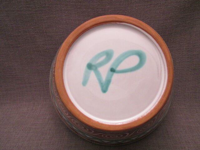 Vallauris ceramic salad bowl by RP / Robert Picault
