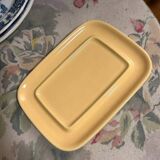 Yellow butter dish