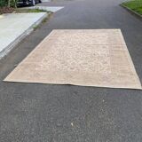 Persian rug beige wool flowers Faran Super 250x350cm Saint Maclou