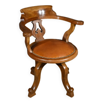 Swivel Armchair, Victorian Period, England – 2nd part 19th century