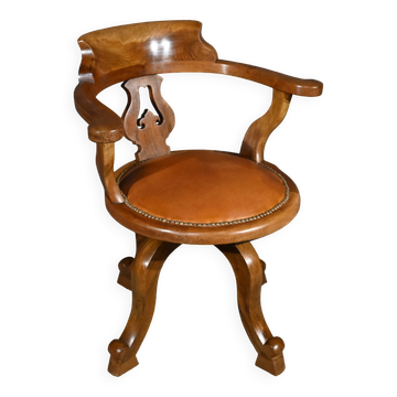 Fauteuil Pivotant, époque Victorienne, Angleterre – 2ème partie XIXe