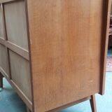 commode années 50, pieds compas