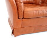 Leather club chair