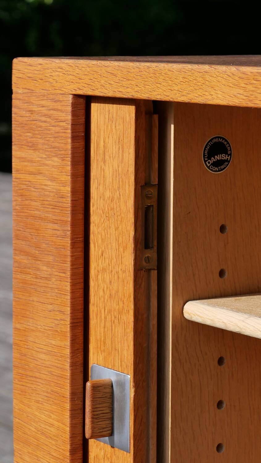 RY25 oak sideboard by Hans J. Wegner, produced by RY Mobler, 1960