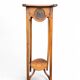 Tall Art Nouveau carved wooden side table
