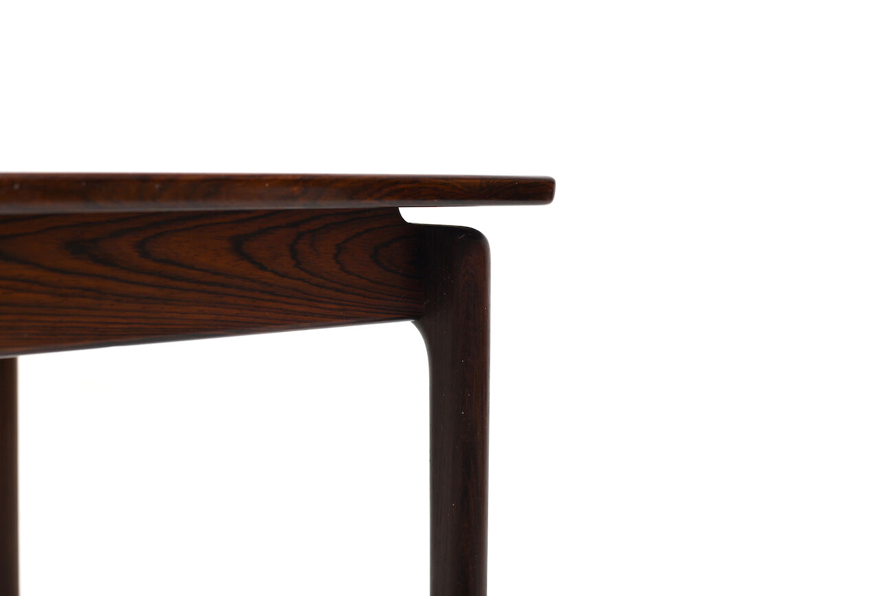 Danish rosewood sofa table by Ole Wanscher