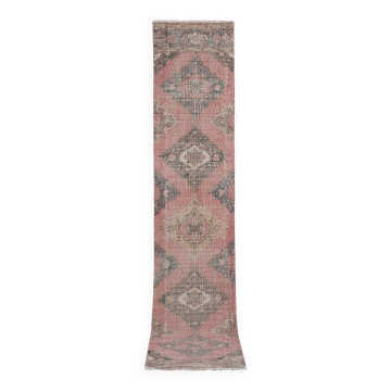 Tapis de couloir turc vintage