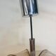 Vintage Paul Secon pendant light, taupe plexi and nylon