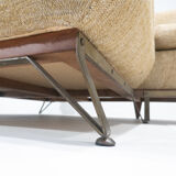 Mid-Century Modern Italian Sofa with Built-in Sideboard, Italy, 1960s