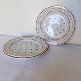 3 vintage dessert plates from the Luneville factory 2107113