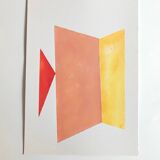 Minimalist geometric painting