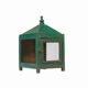 Pointed Temple Showcase Green Patina Piece and Original Patina