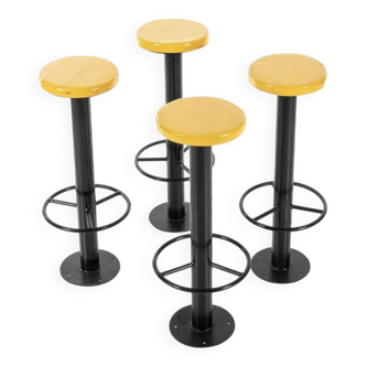 4 tabourets de bar industriels