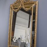 Important mirror with parcloses, Louis XVI style – late 19th century