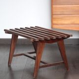 Scandinavian bench solid teak Denmark 1960