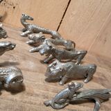 Set of ten knife holders