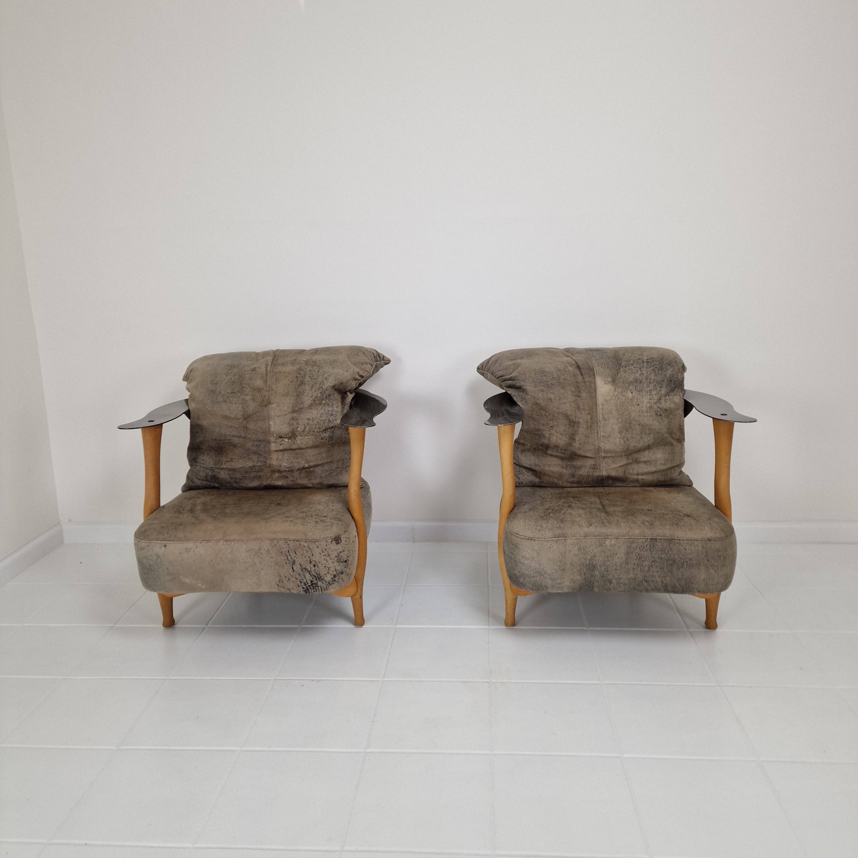 Set of 2 'Fantasy Island' Lounge Chairs by Kurt Bayer, 1980's