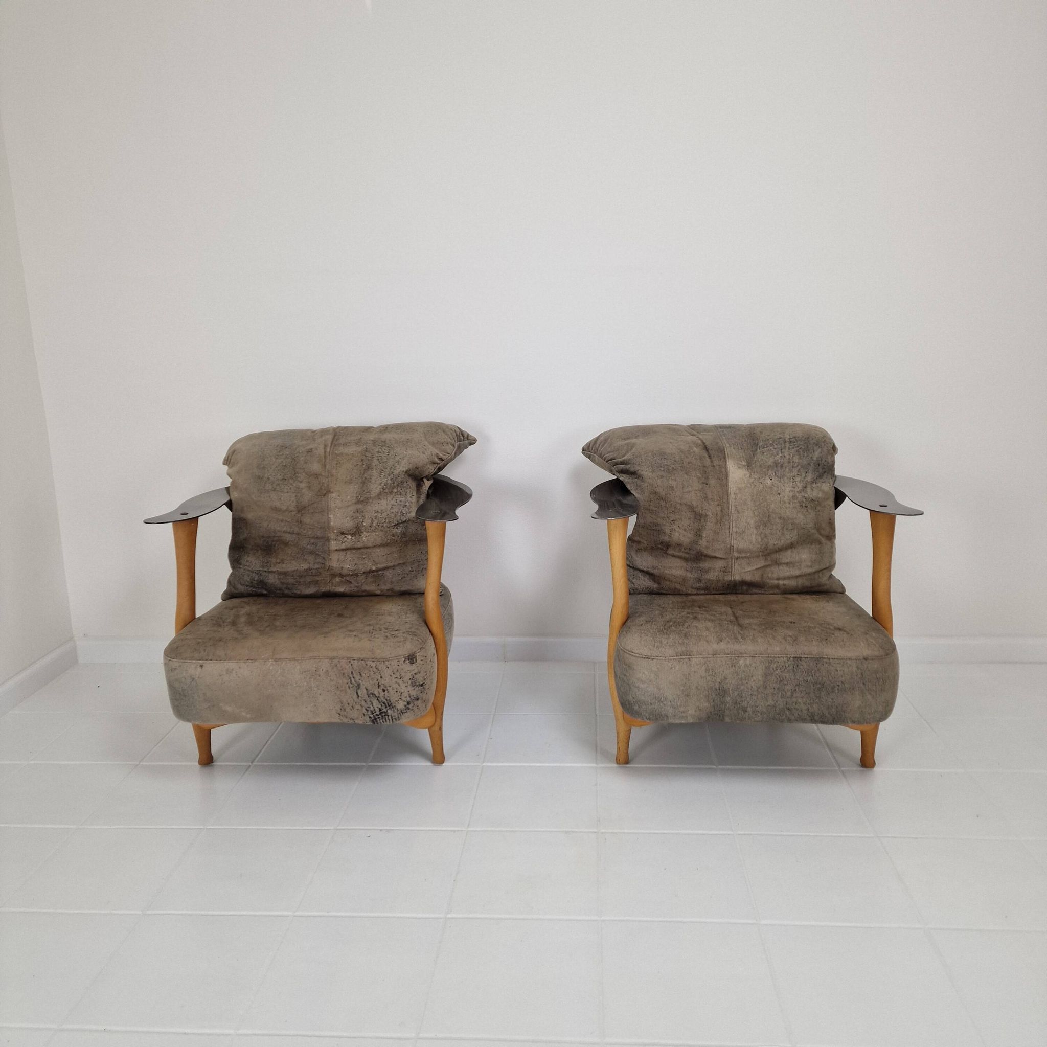 Set of 2 'Fantasy Island' Lounge Chairs by Kurt Bayer, 1980's