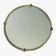 Vintage Twisted Brass Mirror ø 5