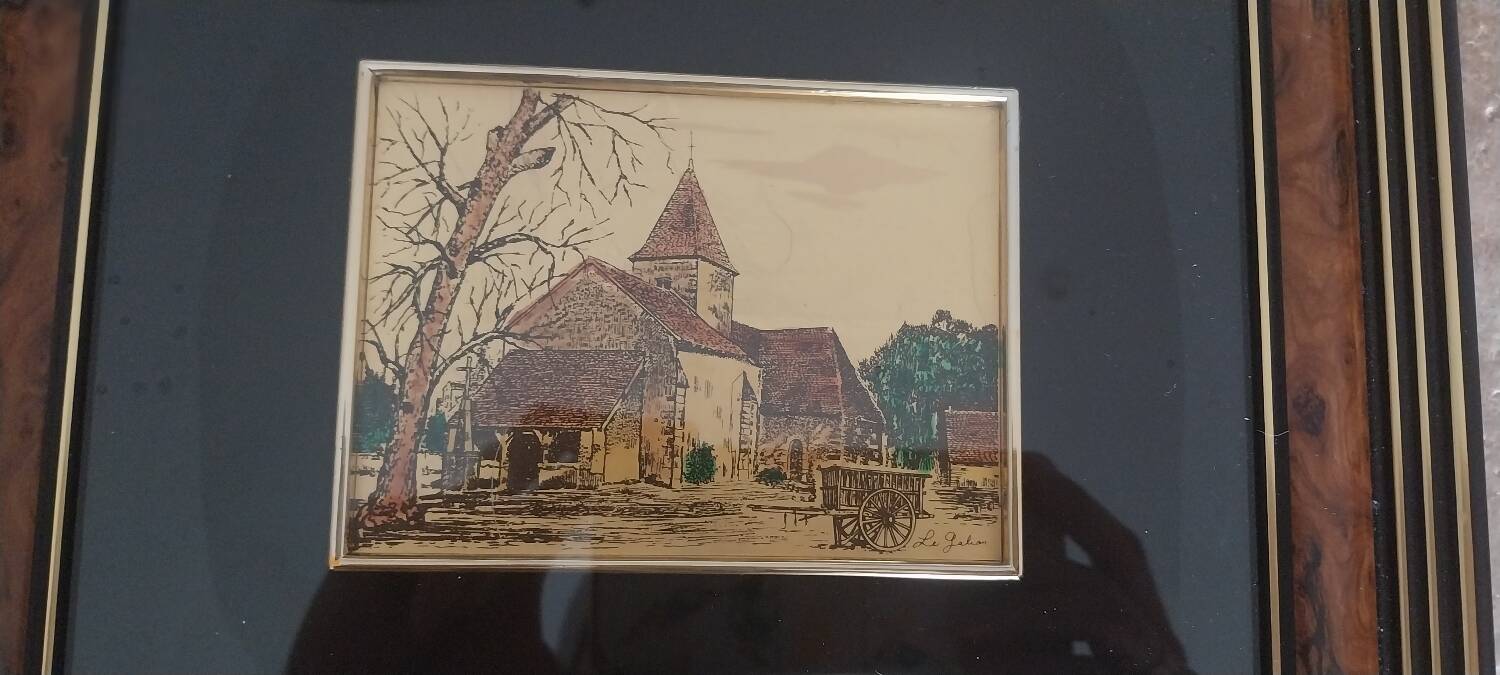 Frame painting the galleon