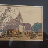 Frame painting the galleon