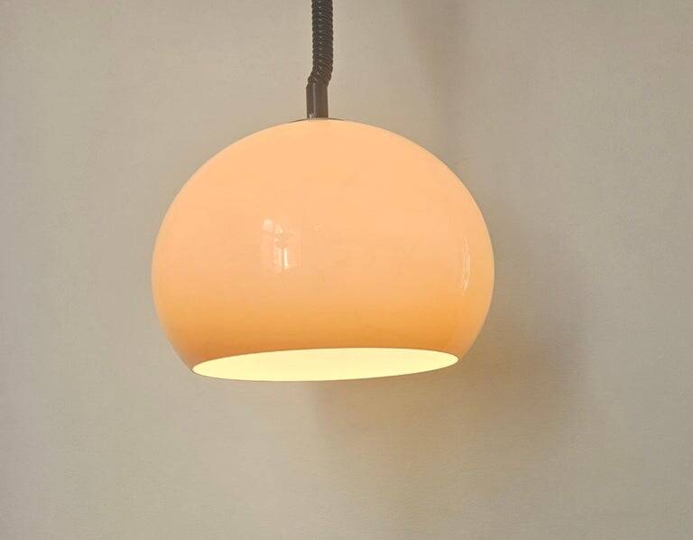 Rare Midcentury Pendant Meblo, Space Age, Harvey Guzzini, Italy, 1970s