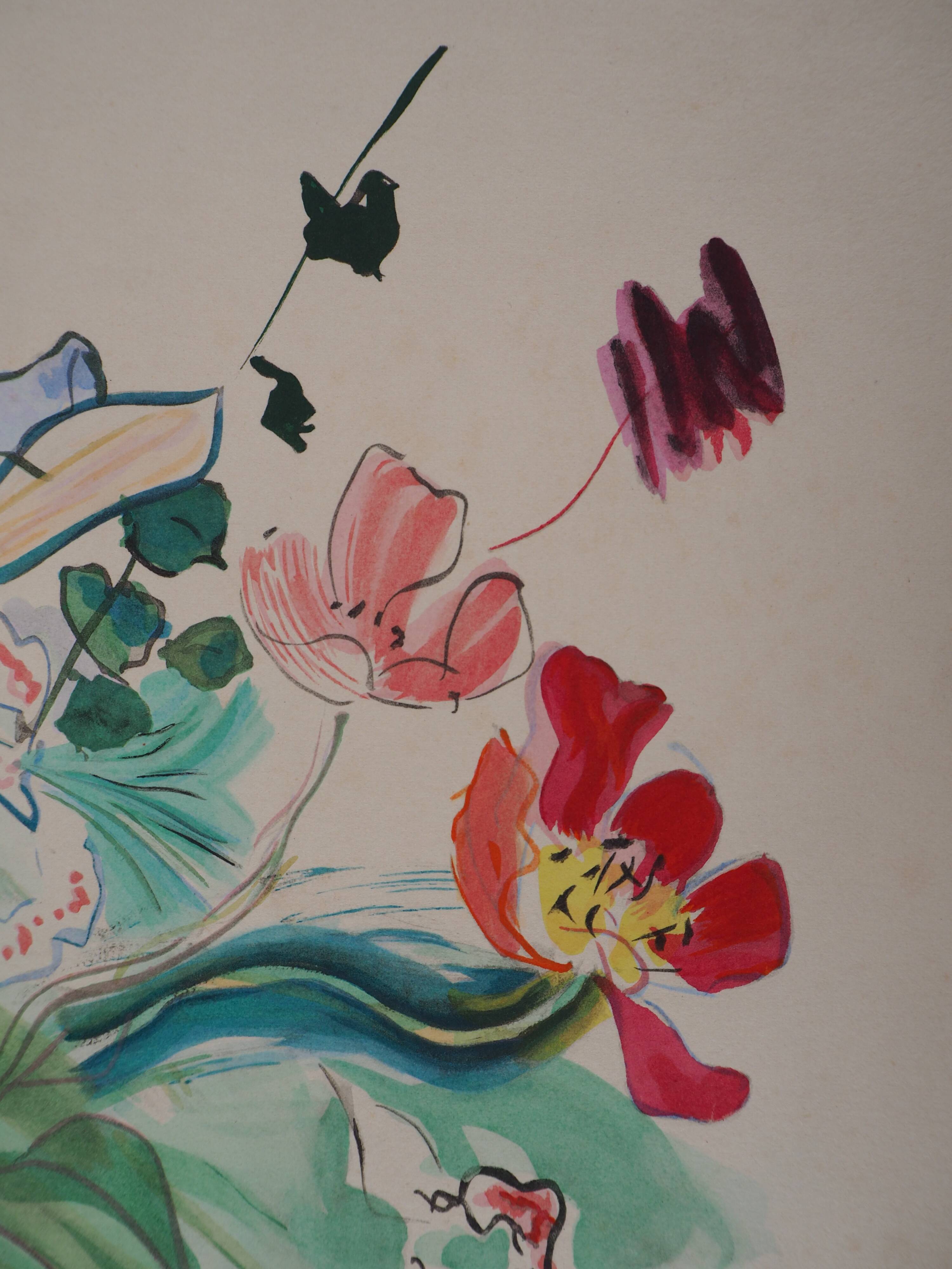 Raoul DUFY: Little wild flowers, Signed lithograph