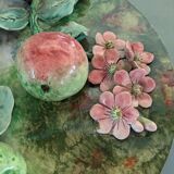 Longchamp wall slipware, 19th century.