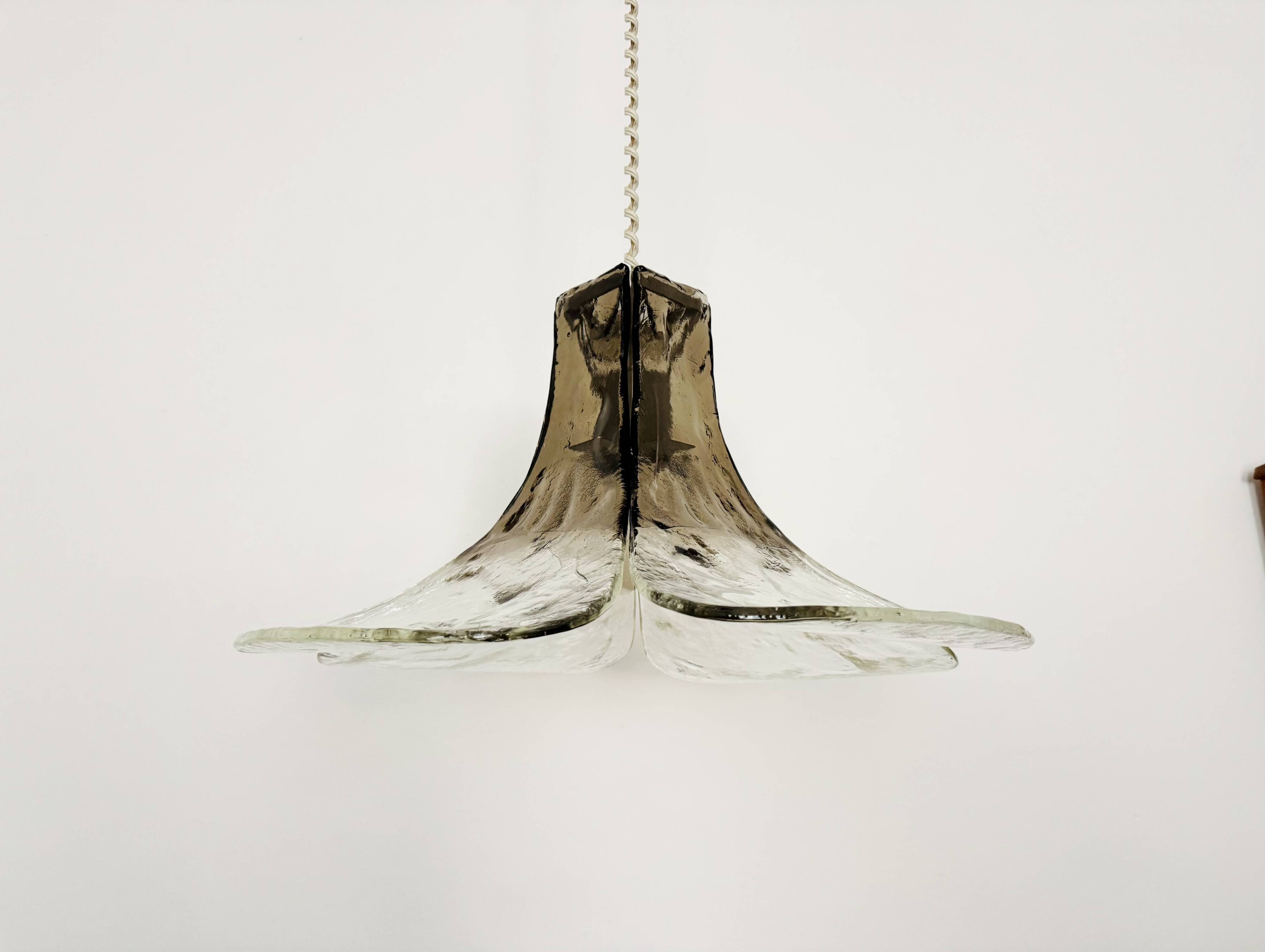 Murano Glass Pendant Lamp by Carlo Nason for Mazzega