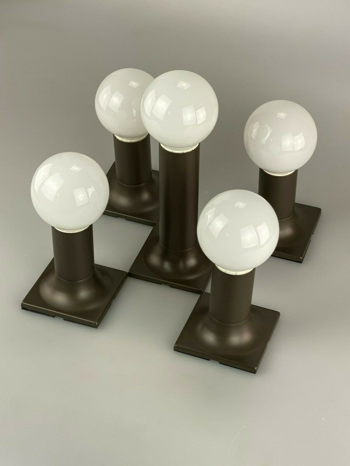 1960s 1970s tube wall lamps by Rolf Krüger for Staff