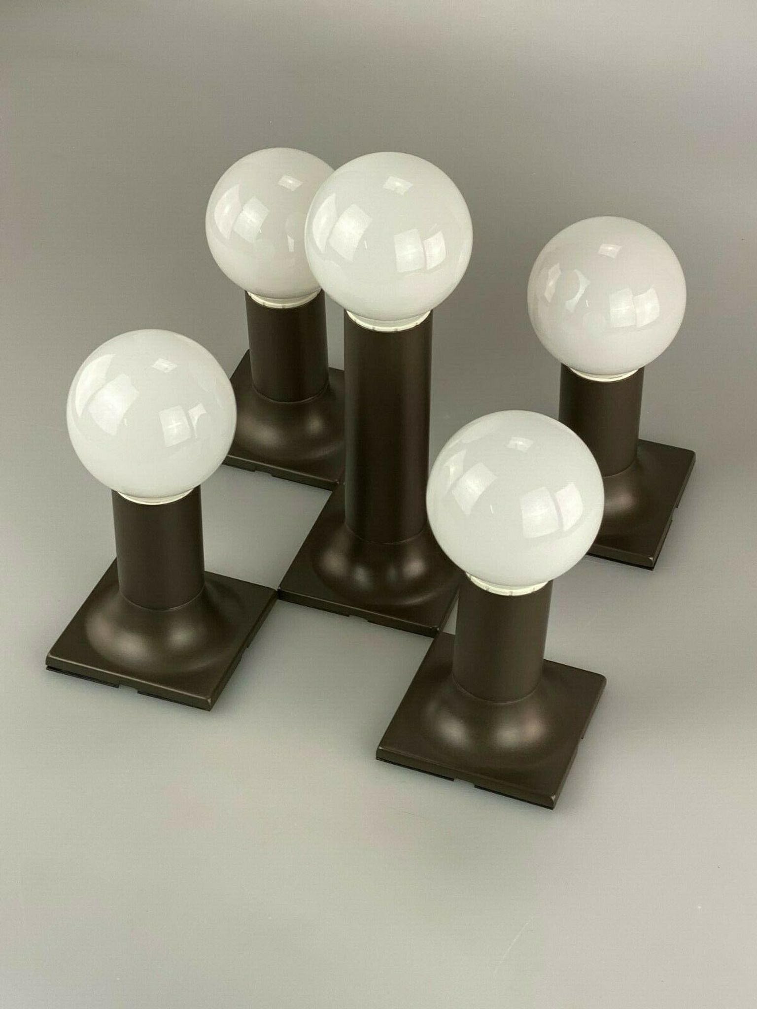1960s 1970s tube wall lamps by Rolf Krüger for Staff