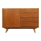 Vintage oak storage by Jiri Jiroutek, model U-458, 1960.