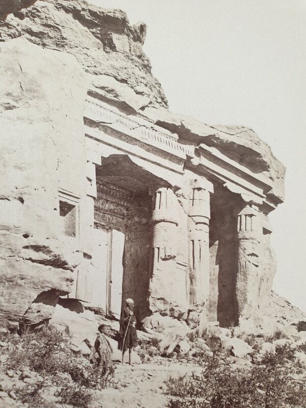 Pascal Sébah (1823-1886) - Photograph, albumen print - Gébel Silsiléh, South East side, Egypt